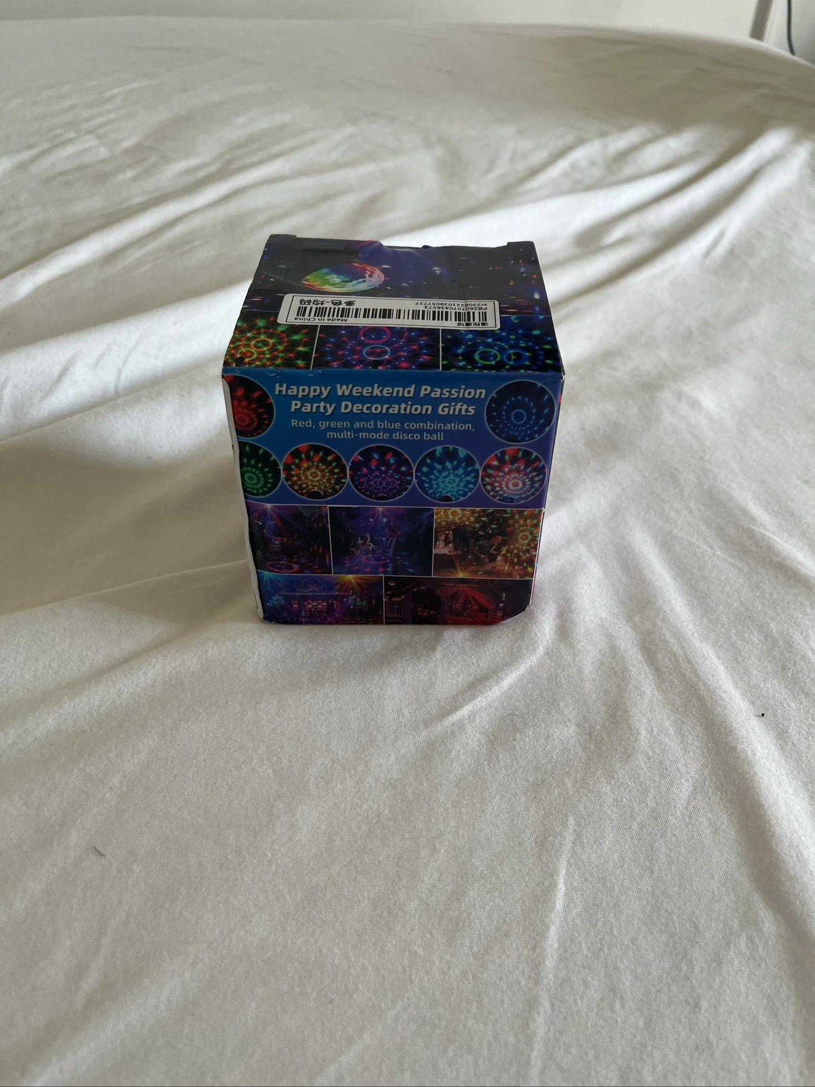 Lumière à led  - lampe de fête  - lampe de scène colorée  - neuf avec étiquette 